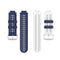 For Garmin Approach S2 / S4 Two-color Silicone Watch Band(Blue White)