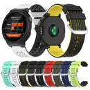 For Garmin Approach S2 / S4 Two-color Silicone Watch Band(Lime Green Black)