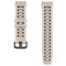 For Garmin Instinct / Instinct Esports Two-color Silicone Watch Band(Tundra White+Black)