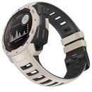 For Garmin Instinct / Instinct Esports Two-color Silicone Watch Band(Tundra White+Black)