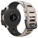For Garmin Instinct / Instinct Esports Two-color Silicone Watch Band(Tundra White+Black)