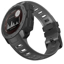 For Garmin Instinct / Instinct Esports Two-color Silicone Watch Band(Black+Grey)