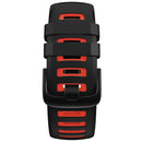 For Garmin Instinct / Instinct Esports Two-color Silicone Watch Band(Black+Red)