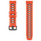 For Garmin Instinct / Instinct Esports Two-color Silicone Watch Band(Red+Black)