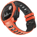 For Garmin Instinct / Instinct Esports Two-color Silicone Watch Band(Red+Black)