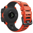 For Garmin Instinct / Instinct Esports Two-color Silicone Watch Band(Red+Black)