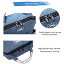 Shockproof Waterproof Single Shoulder Storage Travel Carrying Cover Case Box for DJI Air 2S(Blue+Red Liner)