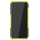 For Samsung Galaxy A32 4G Tire Texture Shockproof TPU+PC Protective Case with Holder(Green)