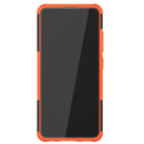 For Samsung Galaxy A32 4G Tire Texture Shockproof TPU+PC Protective Case with Holder(Orange)