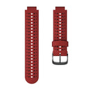 For Garmin Forerunner 220 Two-color Silicone Watch Band(Red Black)