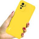 For Xiaomi Redmi Note 10S IMAK UC-2 Series Shockproof Full Coverage Soft TPU Case(Yellow)