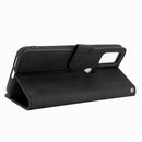 For Ulefone Note 11P Solid Color Skin Feel Magnetic Buckle Horizontal Flip Calf Texture PU Leather Case with Holder & Card Slots & Wallet(Black)