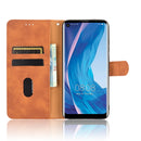 For Ulefone Note 11P Solid Color Skin Feel Magnetic Buckle Horizontal Flip Calf Texture PU Leather Case with Holder & Card Slots & Wallet(Brown)