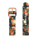 For Samsung Galaxy Watch 42mm Silicone Printing Watch Band(Red Rose)
