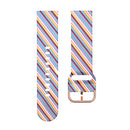 For Samsung Galaxy Watch 42mm Silicone Printing Watch Band(Color Twill)