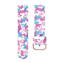 For Samsung Galaxy Watch 42mm Silicone Printing Watch Band(Colorful Butterflies)