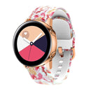 For Samsung Galaxy Watch 42mm Silicone Printing Watch Band(Pink Dandelion)