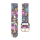 For Samsung Galaxy Watch 42mm Silicone Printing Watch Band(Colorful Jellyfish)