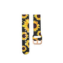 For Samsung Galaxy Watch 42mm Silicone Printing Watch Band(Sunflower)