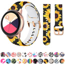 For Samsung Galaxy Watch 42mm Silicone Printing Watch Band(Pink Camouflage)