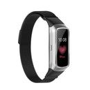 For Samsung Galaxy Fit SM-R370 Milanese Watch Band(Black)