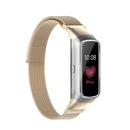 For Samsung Galaxy Fit SM-R370 Milanese Watch Band(Champagne Gold)