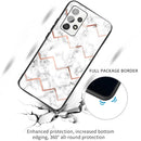 For Samsung Galaxy A32 4G Marble Tempered Glass Back Cover TPU Border Case(HCBL-9)