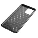 For OPPO Realme 8 Carbon Fiber Texture Shockproof TPU Case(Black)