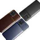 For OPPO Realme 8 Carbon Fiber Texture Shockproof TPU Case(Brown)