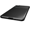 For Sony Xperia 10 III Carbon Fiber Texture Shockproof TPU Case(Brown)
