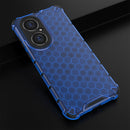 For Huawei P50 Pro Shockproof Honeycomb PC + TPU Protective Case(Blue)