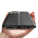 For OPPO Realme 8 Litchi Texture TPU Shockproof Case(Black)