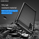 For Sony Xperia 10 III Brushed Texture Carbon Fiber TPU Case(Black)