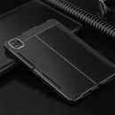 Lychee Peel Texture Horizontal Deformation Flip TPU Leather Tablet Case with Three-folding Holder & Sleep / Wake-up Function For iPad Pro 11 inch (2021)(Black)