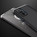 For Xiaomi Redmi Note 10 Pro / Note 10 Pro Max GKK Three Stage Splicing Full Coverage PC Protective Case(Black Silver)