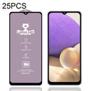 For Samsung Galaxy A32 5G 25 PCS 9H HD Large Arc High Alumina Full Screen Tempered Glass Film