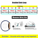 For Xiaomi Mi Band 6 / 5 / 4 / 3 Universal Nylon Elasticity Weave Watch Band, Size:M 160mm(Red Black)