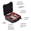 STARTRC 1109505 Drone Remote Control Waterproof Shockproof ABS Sealed Storage Box for DJI Air 2S / Air 2(Black)