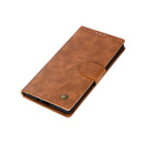 For Sony Xperia XZ Premium Retro Copper Button Crazy Horse Horizontal Flip PU Leather Case with Holder & Card Slots & Wallet & Lanyard(Gold Yellow)