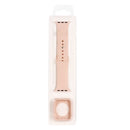 Silicone Watch Band + Watch Protective Case Set For Apple Watch Series 7 41mm / & 6 & SE & 5 & 4 40mm (Rose Pink)