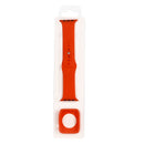 Silicone Watch Band + Watch Protective Case Set For Apple Watch Series 7 41mm / & 6 & SE & 5 & 4 40mm (Orange)