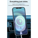 WiWU CH-306 15W Liberator 360 Degree Rotation Magnetic Car Wireless Charging Stand(Silver)