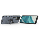 For OPPO Realme 8 Shockproof PC + TPU Protective Case with Magnetic Ring Holder(Navy Blue)