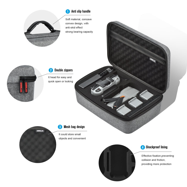 STARTRC 1109515 Waterproof Shockproof Nylon Handbag Storage Box for DJI Air 2S