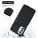 For OPPO A93 5G Skin Feel PU + TPU + PC Back Cover Shockproof Case with Card Slots & Holder & Photo Frame(Black)