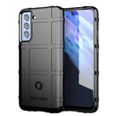 For Samsung Galaxy S21 FE Shockproof Shield Full Coverage Silicone Case(Black)