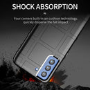 For Samsung Galaxy S21 FE Shockproof Shield Full Coverage Silicone Case(Blue)