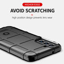 For Samsung Galaxy S21 FE Shockproof Shield Full Coverage Silicone Case(Grey)