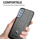 For Samsung Galaxy S21 FE Shockproof Shield Full Coverage Silicone Case(Grey)