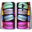 For OPPO A9 (2020) / A5 (2020) / A11X / A11 Coloured Drawing Cross Texture Horizontal Flip PU Leather Case with Holder & Card Slots & Wallet & Lanyard(Colorful Cakes)